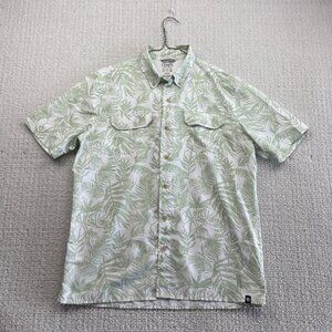 Chaps Shirt Mens M Sailboat Nautical Sun Protection Easy Dry Moisture Wicking